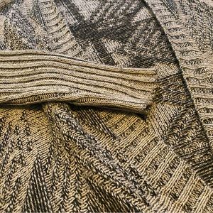 Grey Urban Outfitters oversized knit cardigan with fitted sleeves